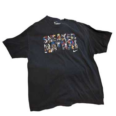 Nike Men's XL Black Graphic Print T-Shirt Loose F… - image 1