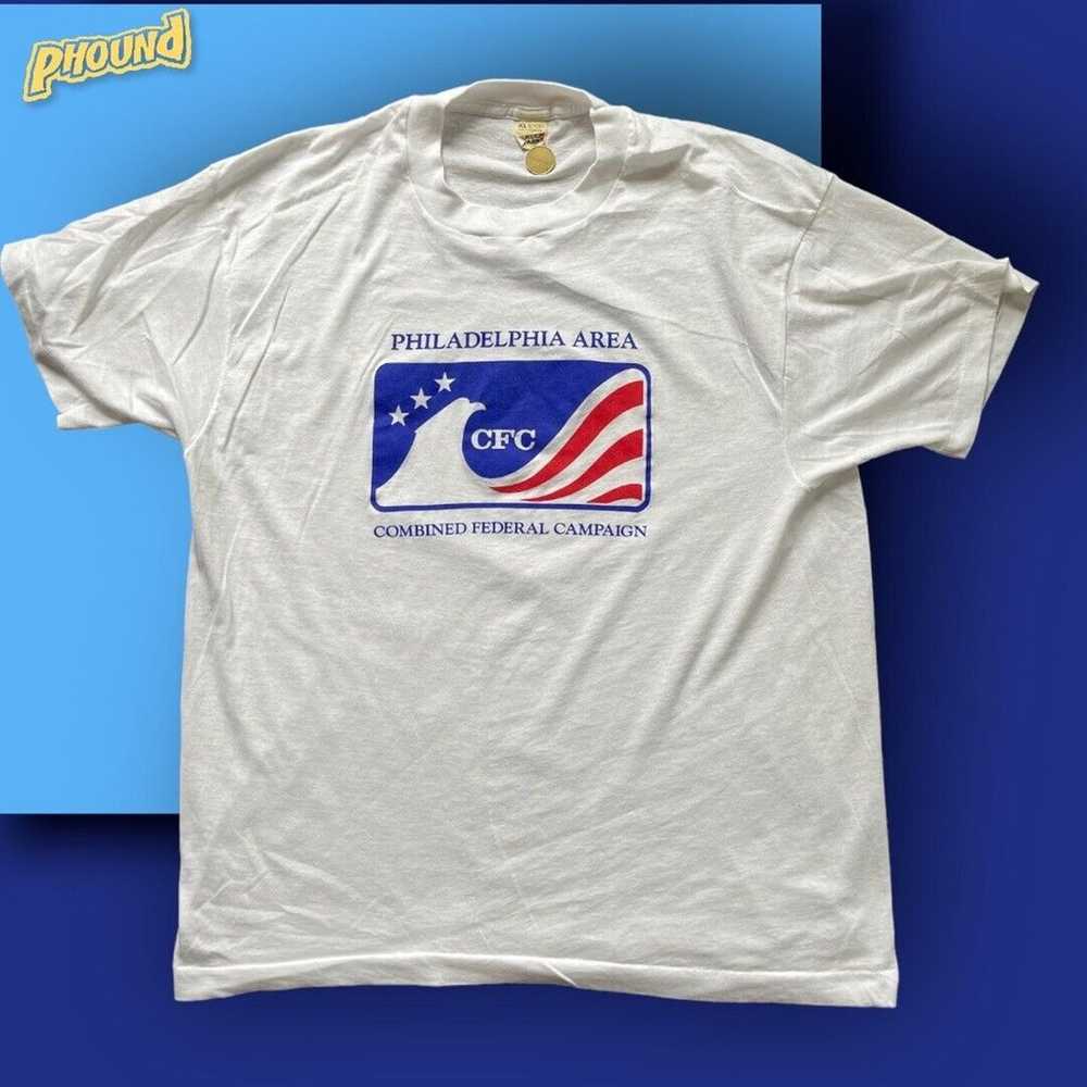 Vtg Screen Stars Combined Federal Campaign CFC ts… - image 1