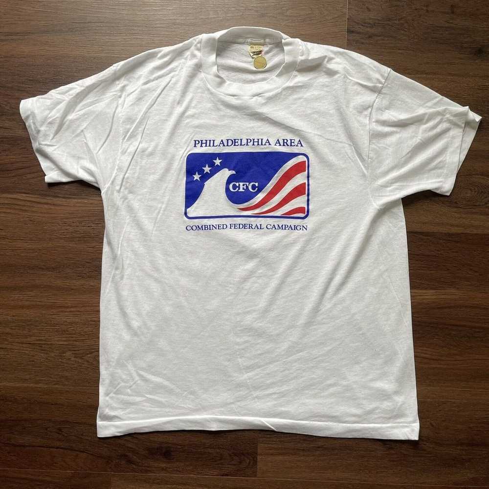 Vtg Screen Stars Combined Federal Campaign CFC ts… - image 2