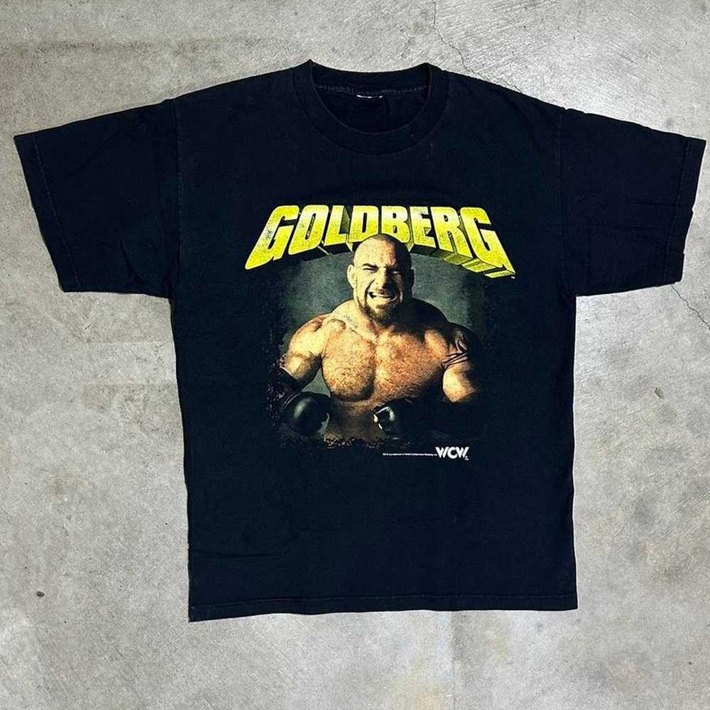 Vintage Goldberg WCW Mens XL Wrestling Shirt Blac… - image 1