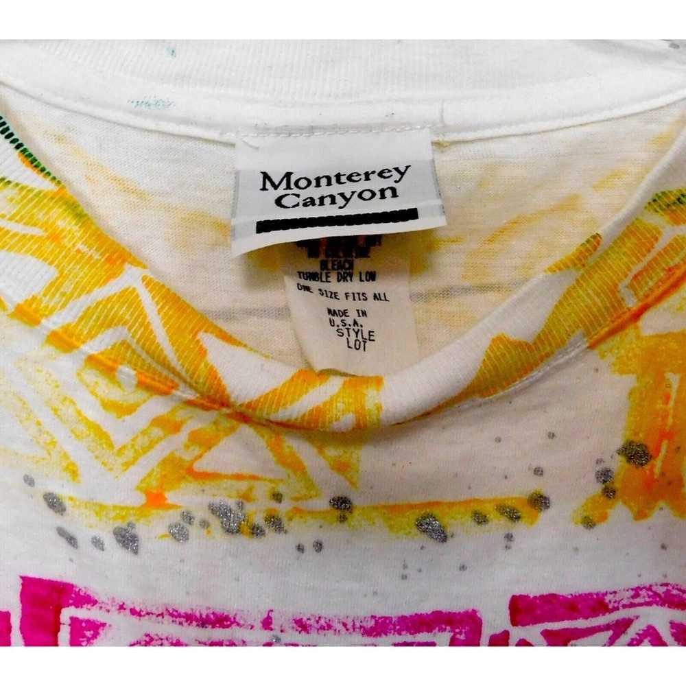 Vintage 80s Monterey Canyon T Shirt One Size Fits… - image 11