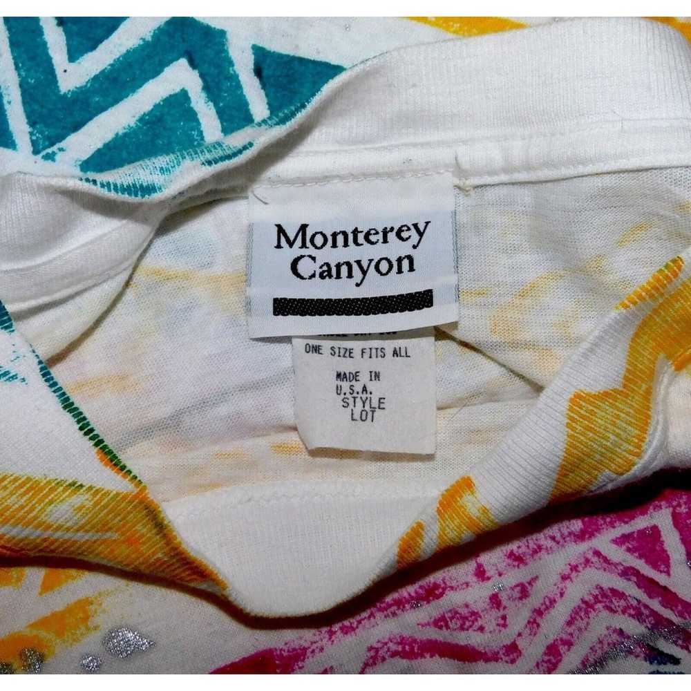 Vintage 80s Monterey Canyon T Shirt One Size Fits… - image 9