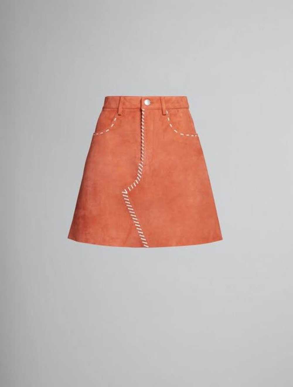 Marni o1w1db10524 Mini Skirts in Orange - image 4