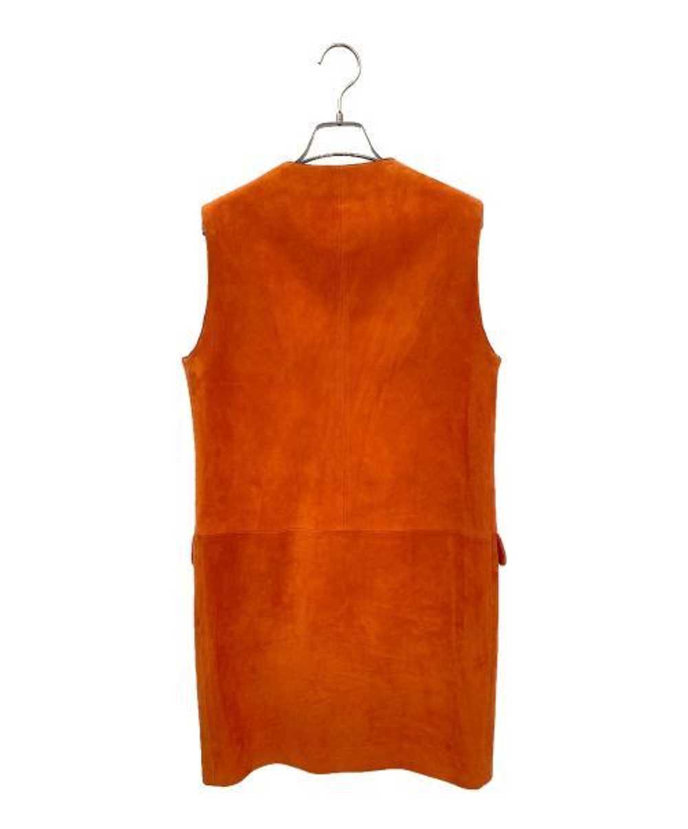 Marni o1w1db10524 Lamb Leather Design Dress in Or… - image 2