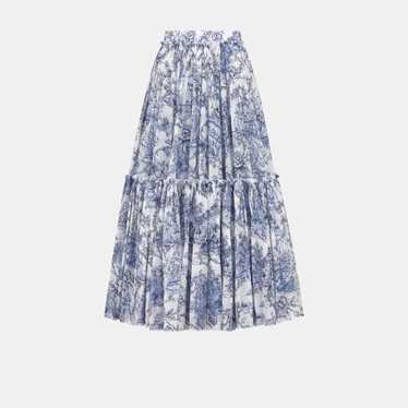 Dior o1bcso1str0524 Skirt in White & Blue - image 1