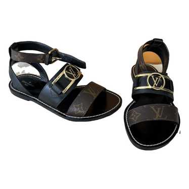 Louis Vuitton Academy leather sandal - image 1
