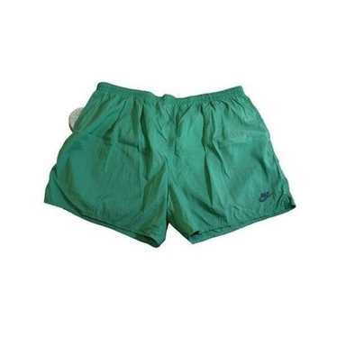 Vintage 90's Nike Nylon Shorts Green XL 2K28UG - image 1