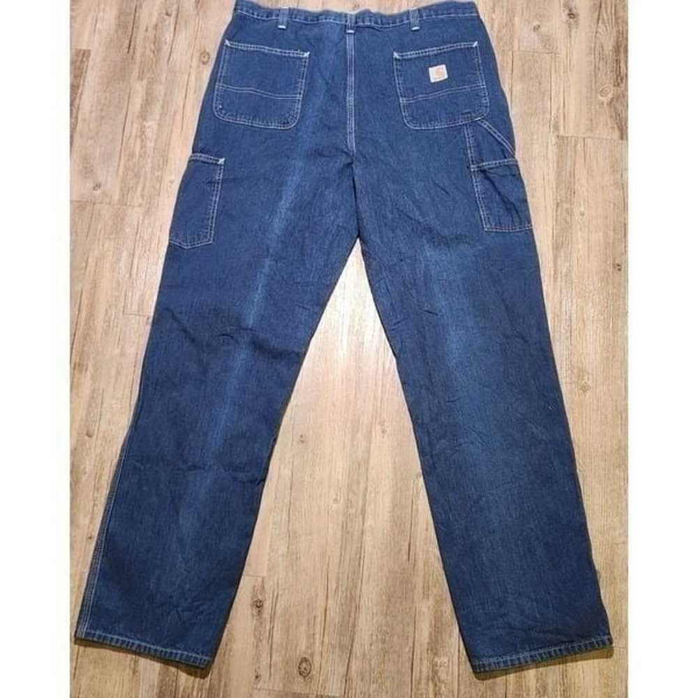 carhartt jeans big and tall size 38x36 - image 2