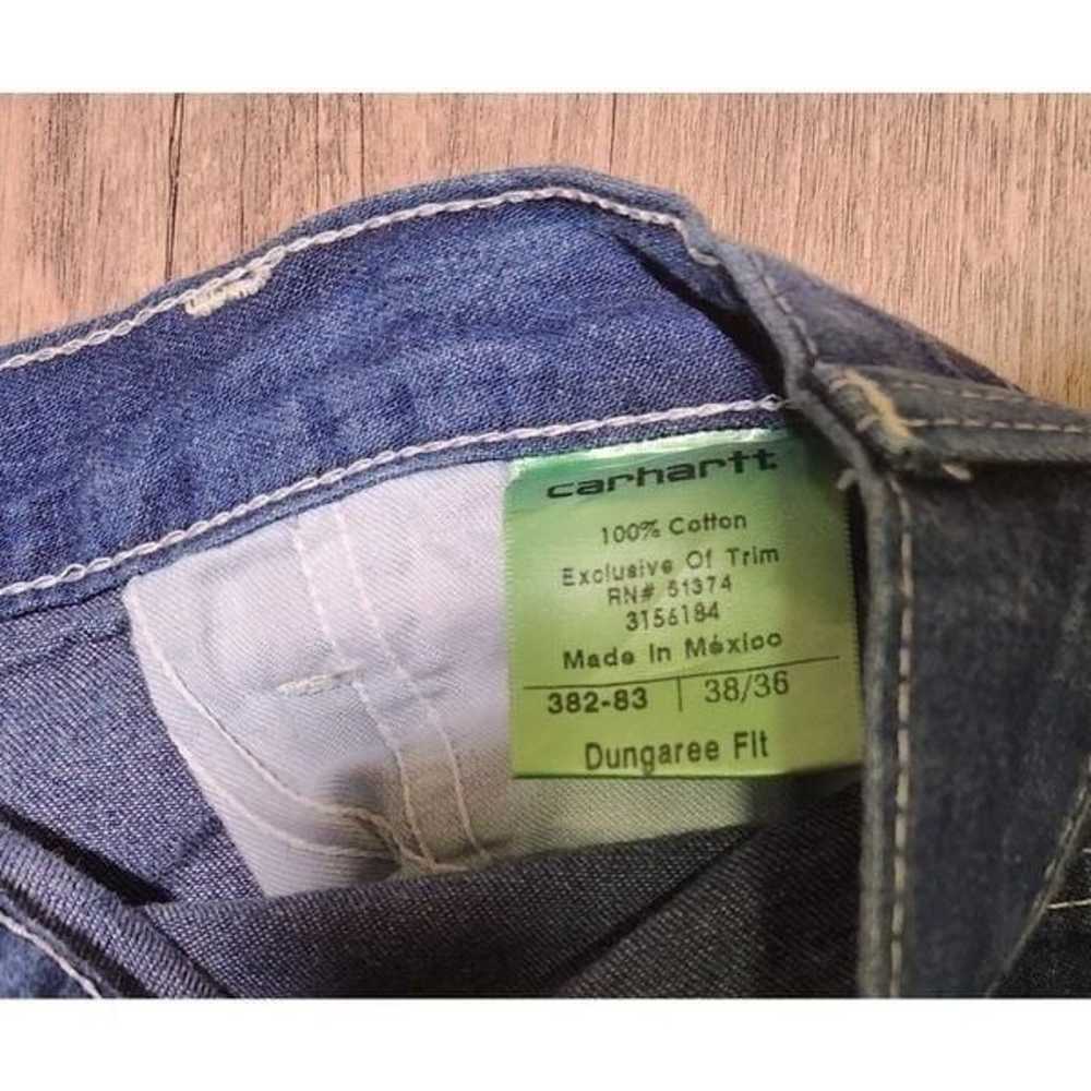 carhartt jeans big and tall size 38x36 - image 3