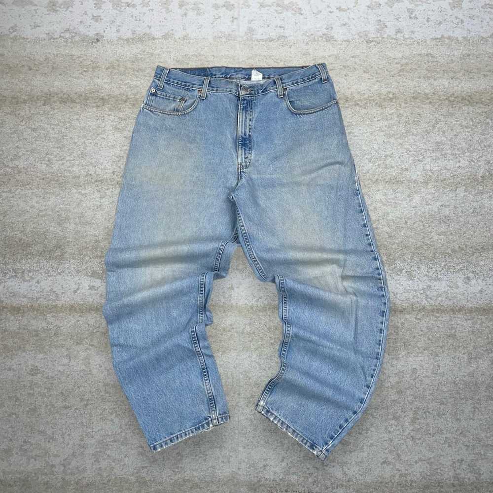 Vintage Levis 560 Loose Fit Jeans Tapered Light W… - image 2