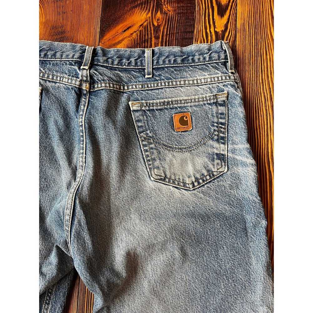 Perfectly Distressed Vintage Carhartt Denim Made … - image 11
