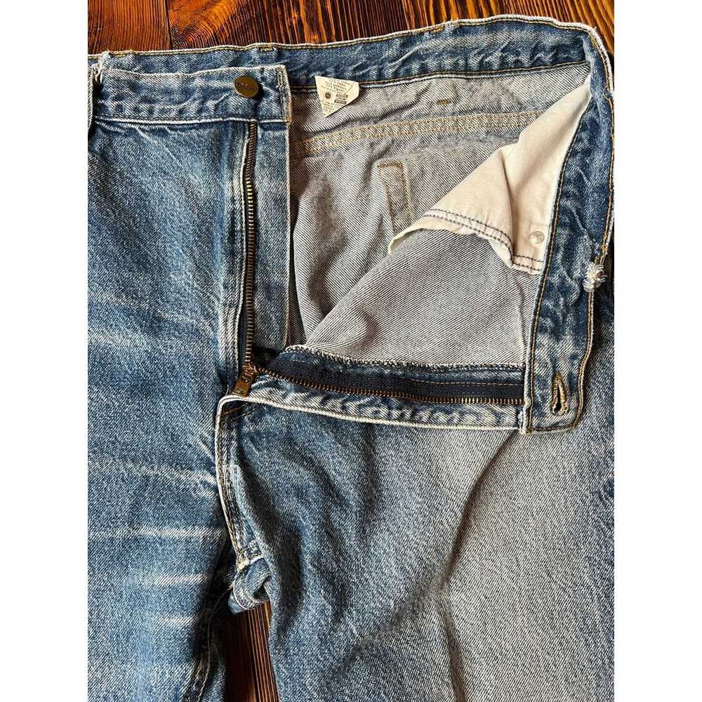 Perfectly Distressed Vintage Carhartt Denim Made … - image 6