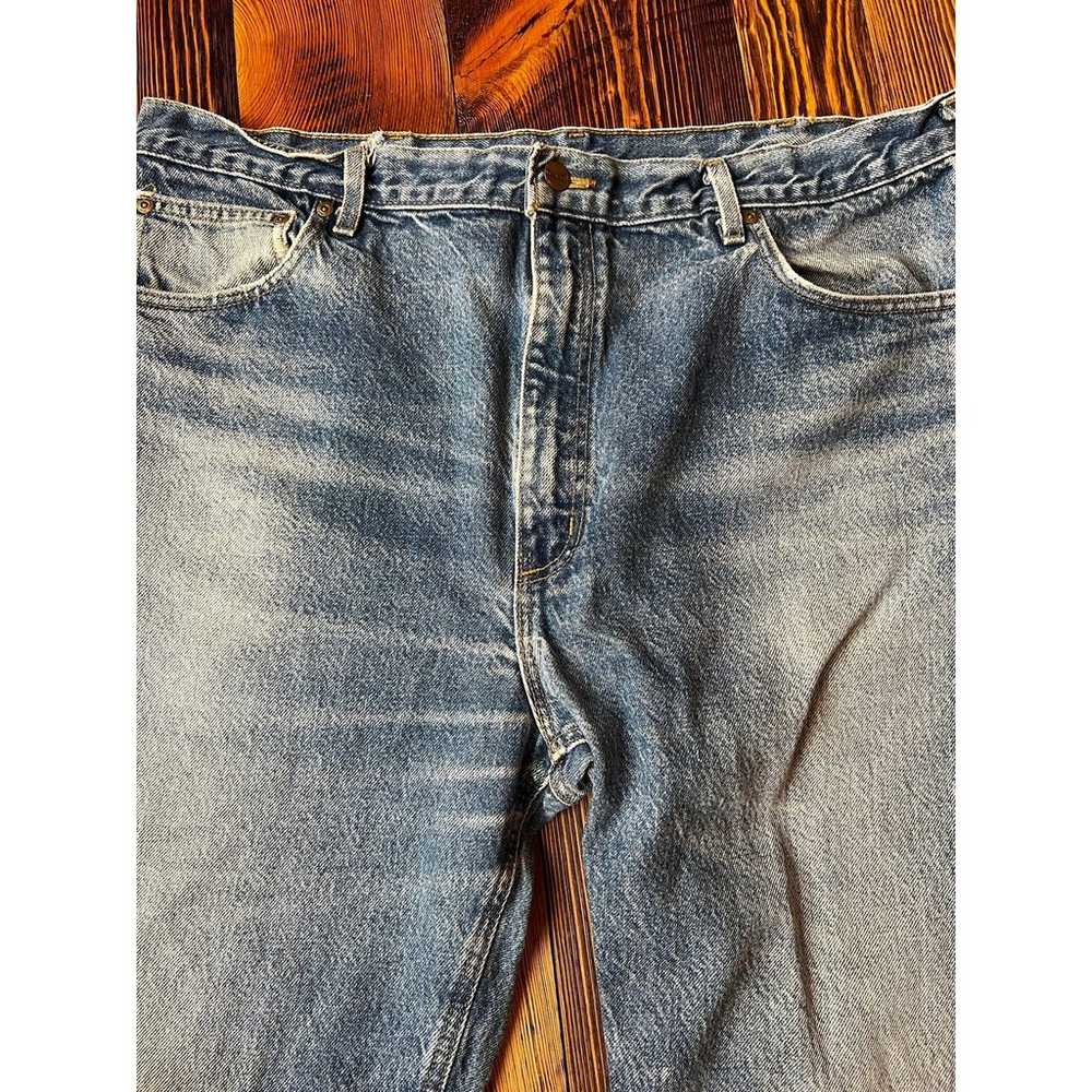 Perfectly Distressed Vintage Carhartt Denim Made … - image 7
