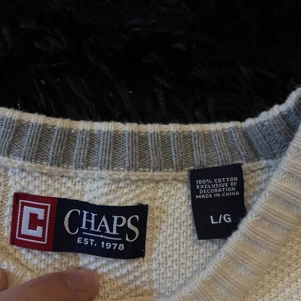 Vintage Chaps Knitted Sweater - image 4