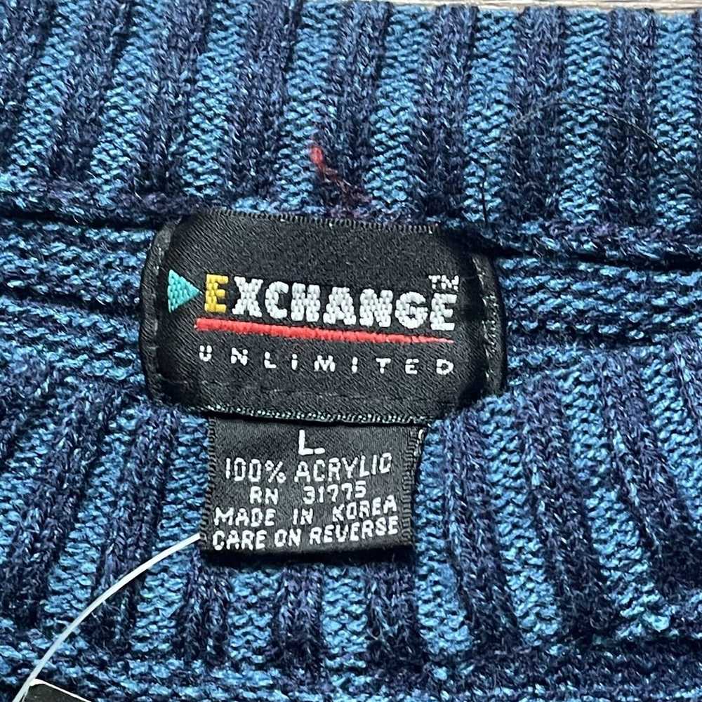 NWT Vtg Exchange Unlimited Sweater Men's L Geomet… - image 6