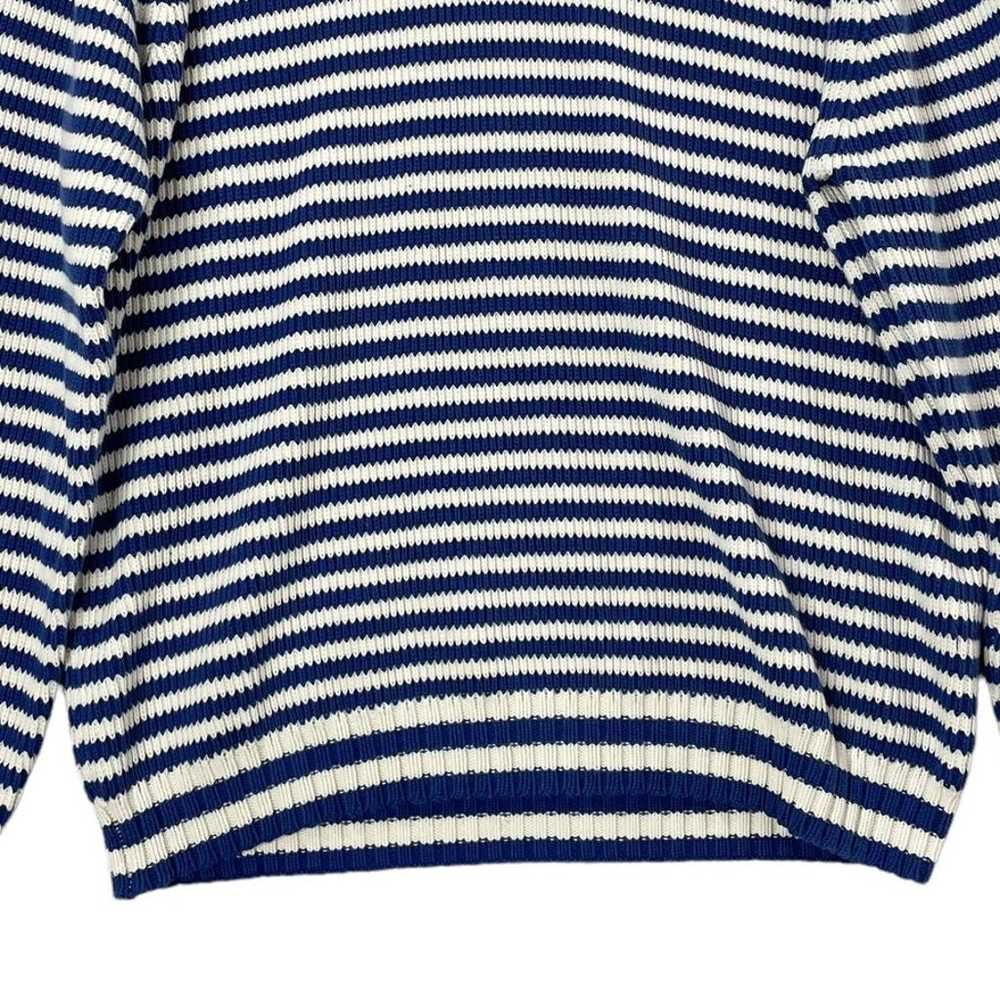 Brooks Brothers Size L Vintage Sweater Striped Na… - image 4