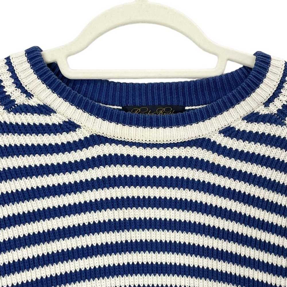 Brooks Brothers Size L Vintage Sweater Striped Na… - image 9