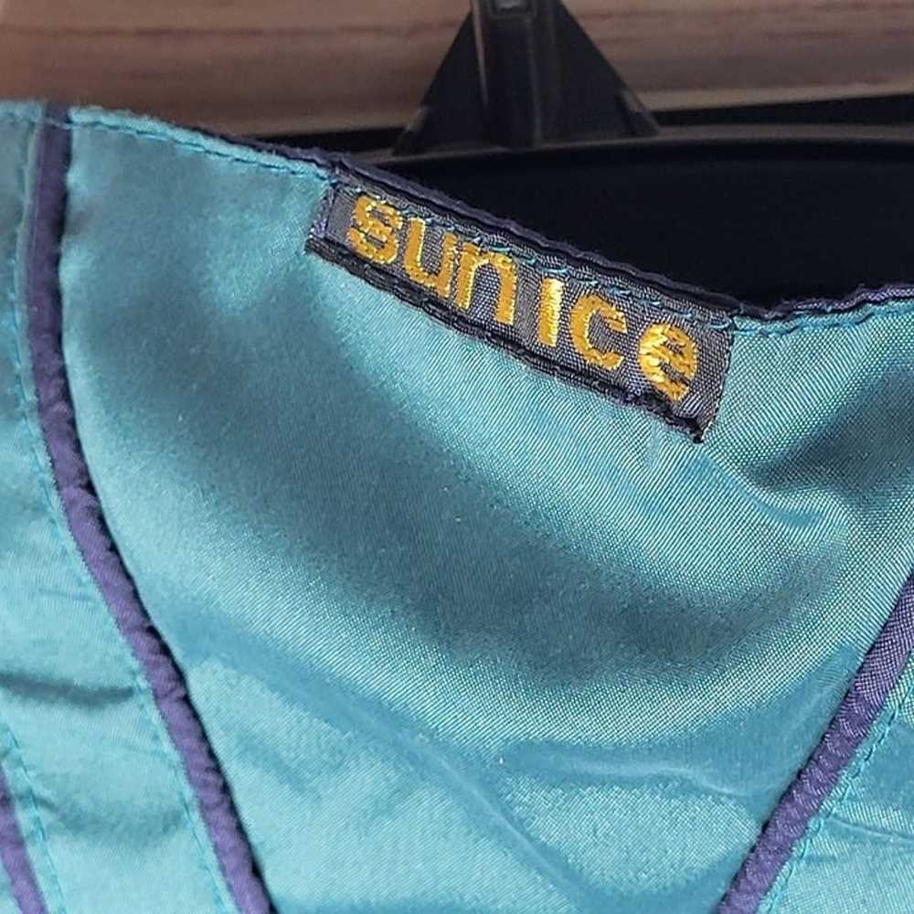 Vintage Sunice Mens Golf Jacket - Blue/Green Wind… - image 8