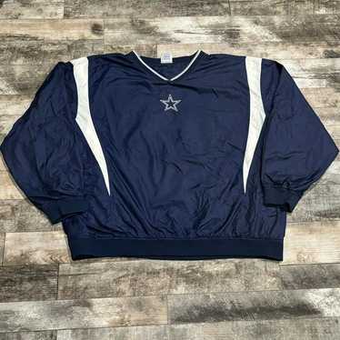 Vintage Y2K Navy Cowboys Logo NFL Football Windbr… - image 1