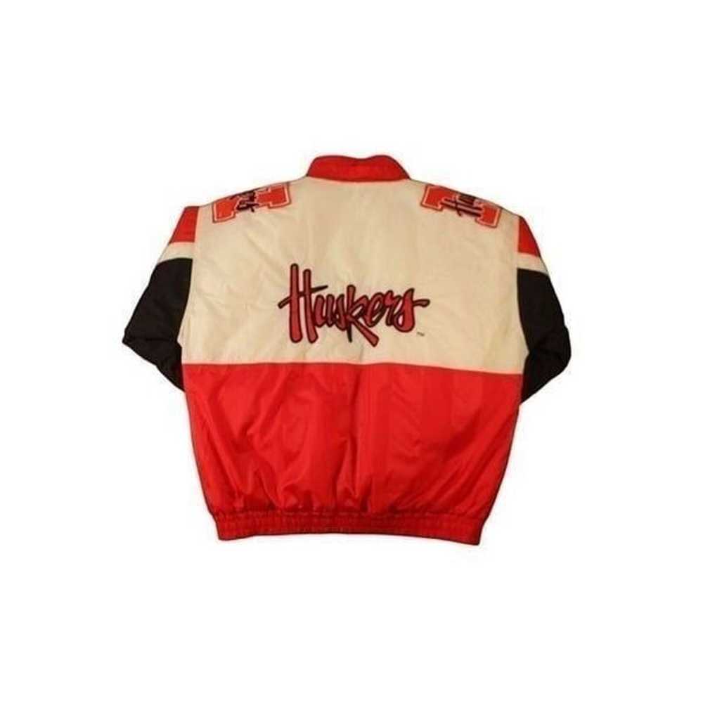 Vintage Apex One Huskers Puffy Jacket Multicolor … - image 2