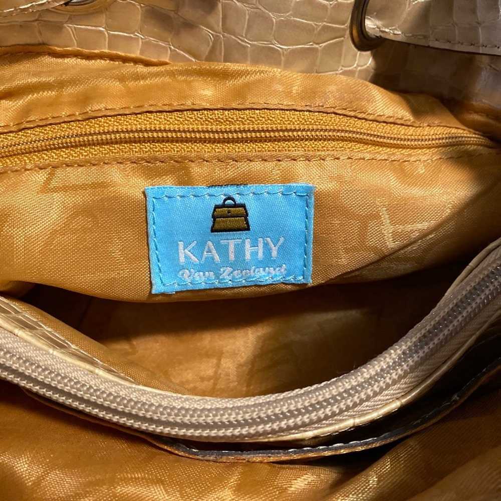 KATHY VAN ZEELAND Y2K Crown Faux Leather Faux All… - image 4