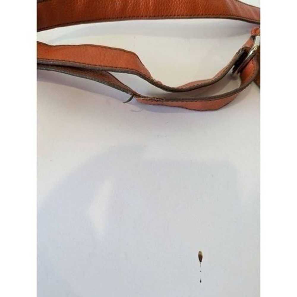 Tignanello Orange Leather Crossbody Bag Hidden Co… - image 8