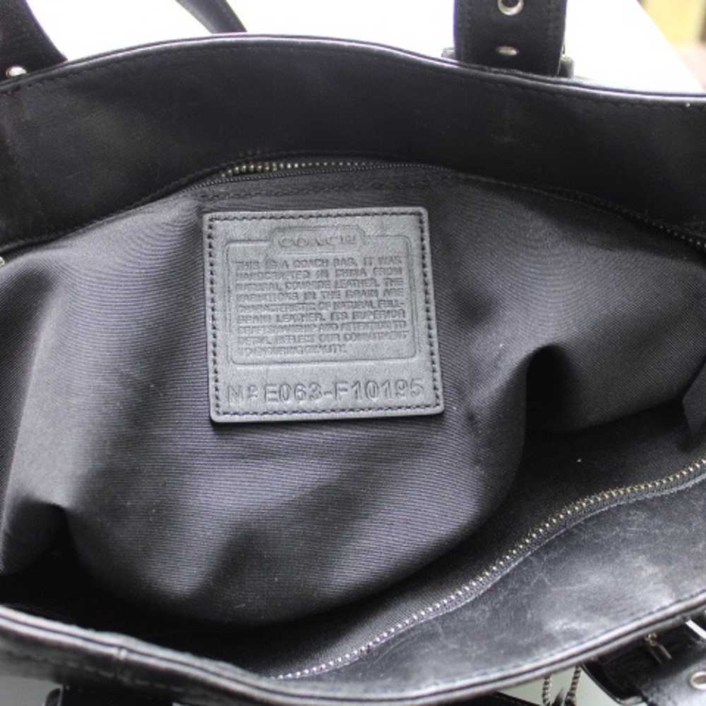 Coach leather tote bag - image 11