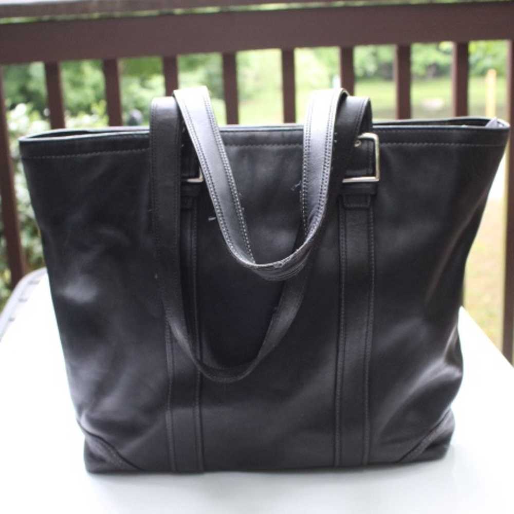 Coach leather tote bag - image 6