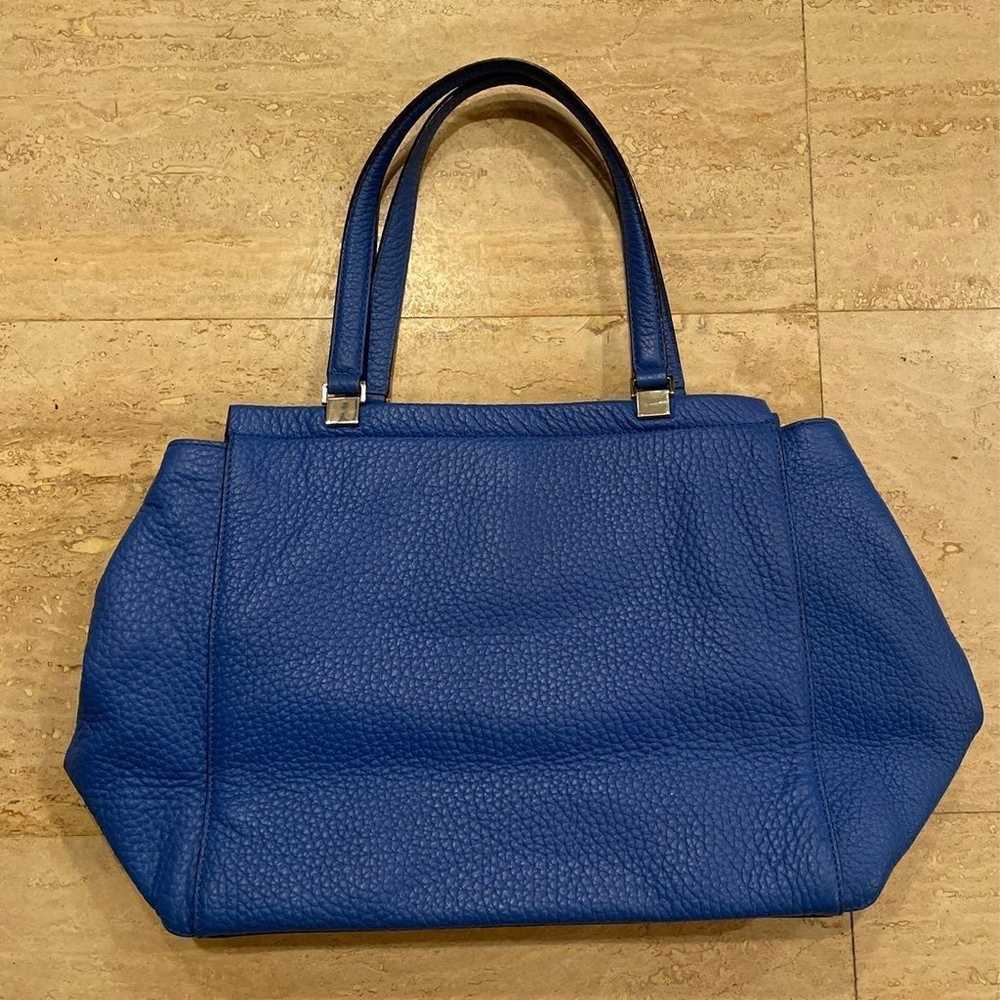 Kate Spade blue pebble leather Tote Bag - image 2
