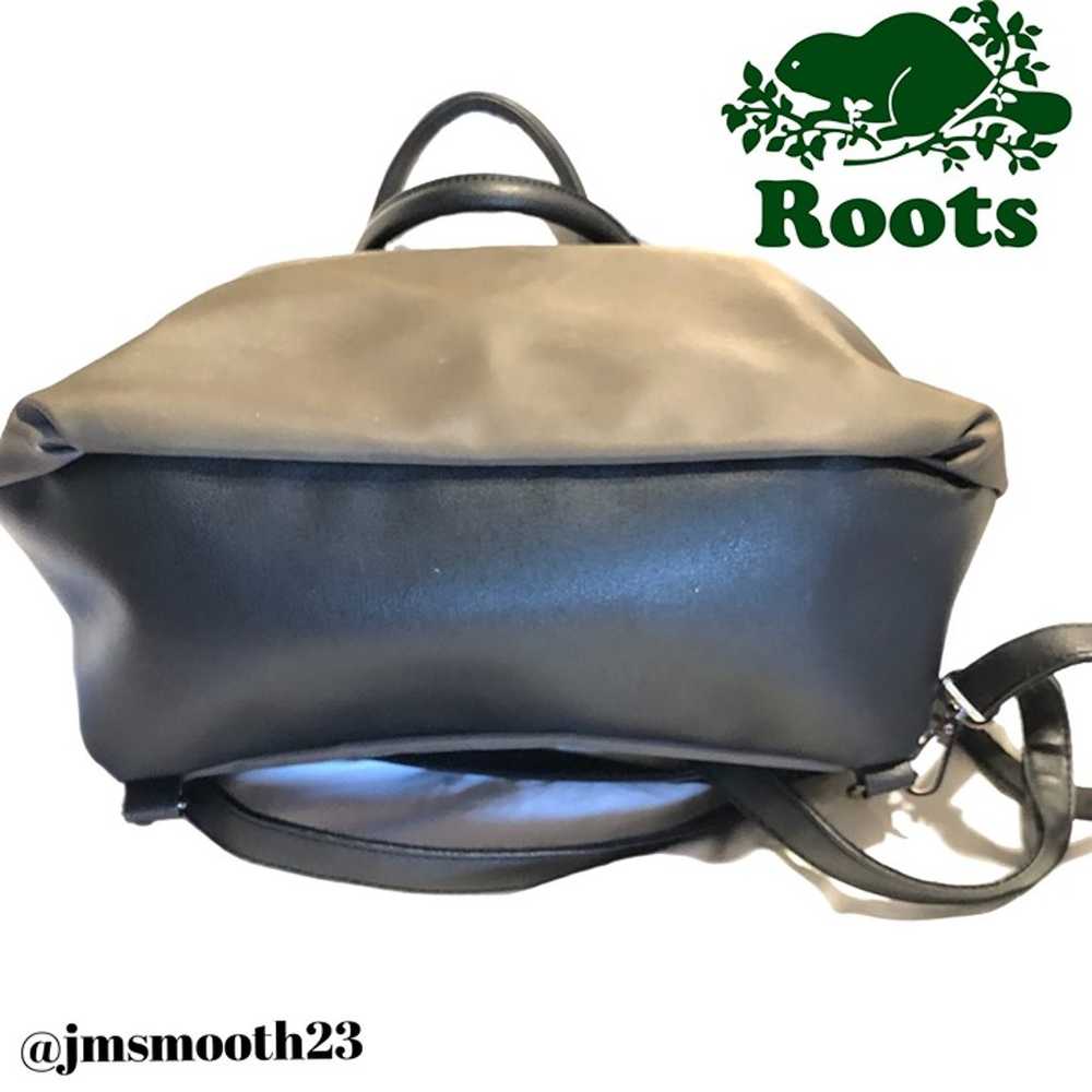 Roots 73 Olive green & black convertible tote to … - image 7