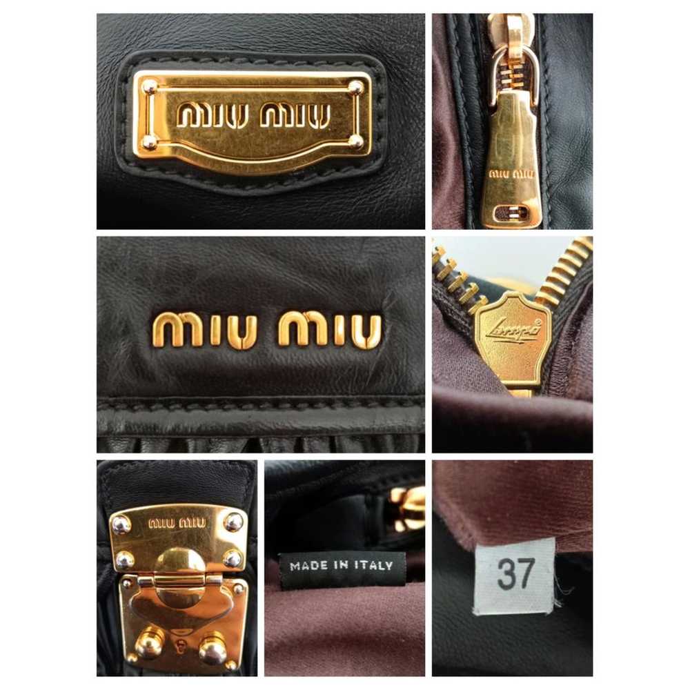 Miu Miu Coffer leather handbag - image 2