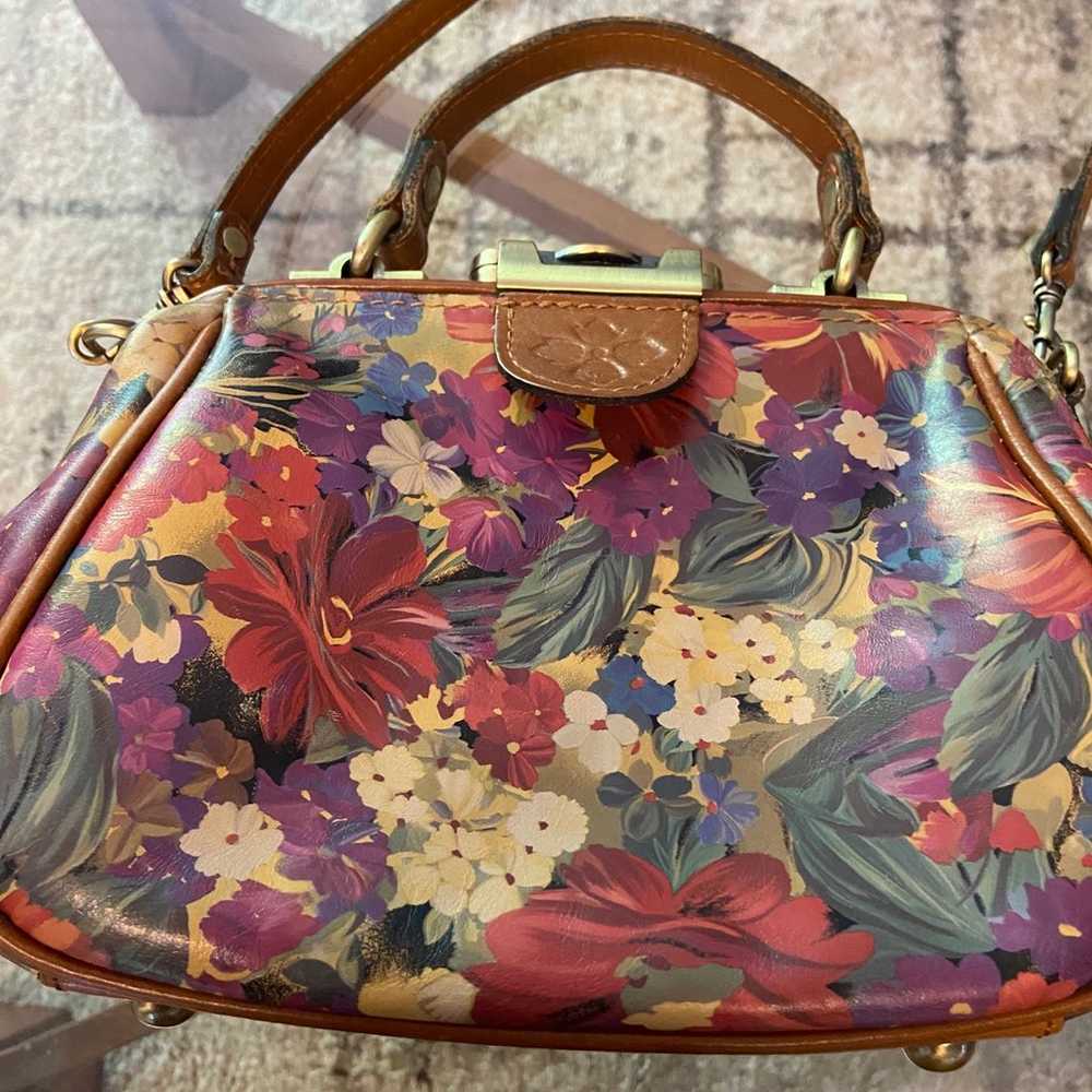 Patricia Nash small floral handbag - image 2