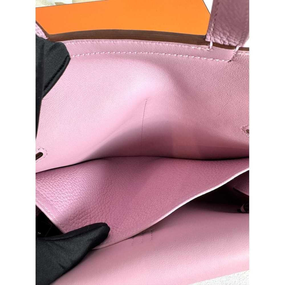 Hermès Halzan leather handbag - image 10