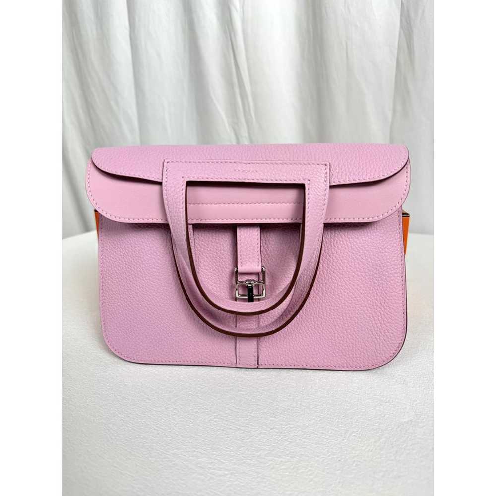 Hermès Halzan leather handbag - image 2