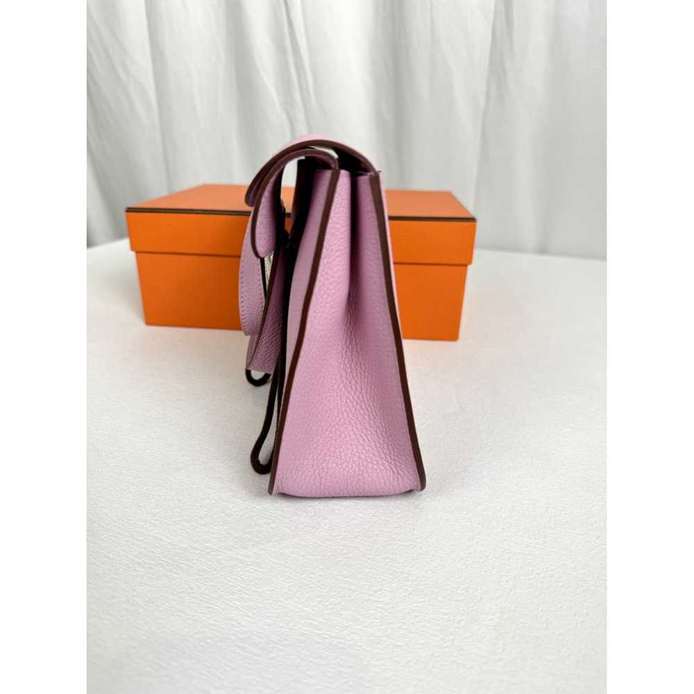 Hermès Halzan leather handbag - image 5
