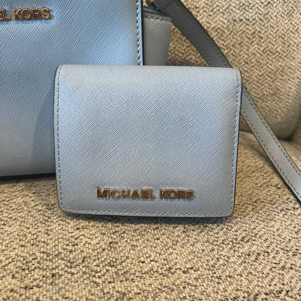 Michael Kors Crossbody and wallet - image 3