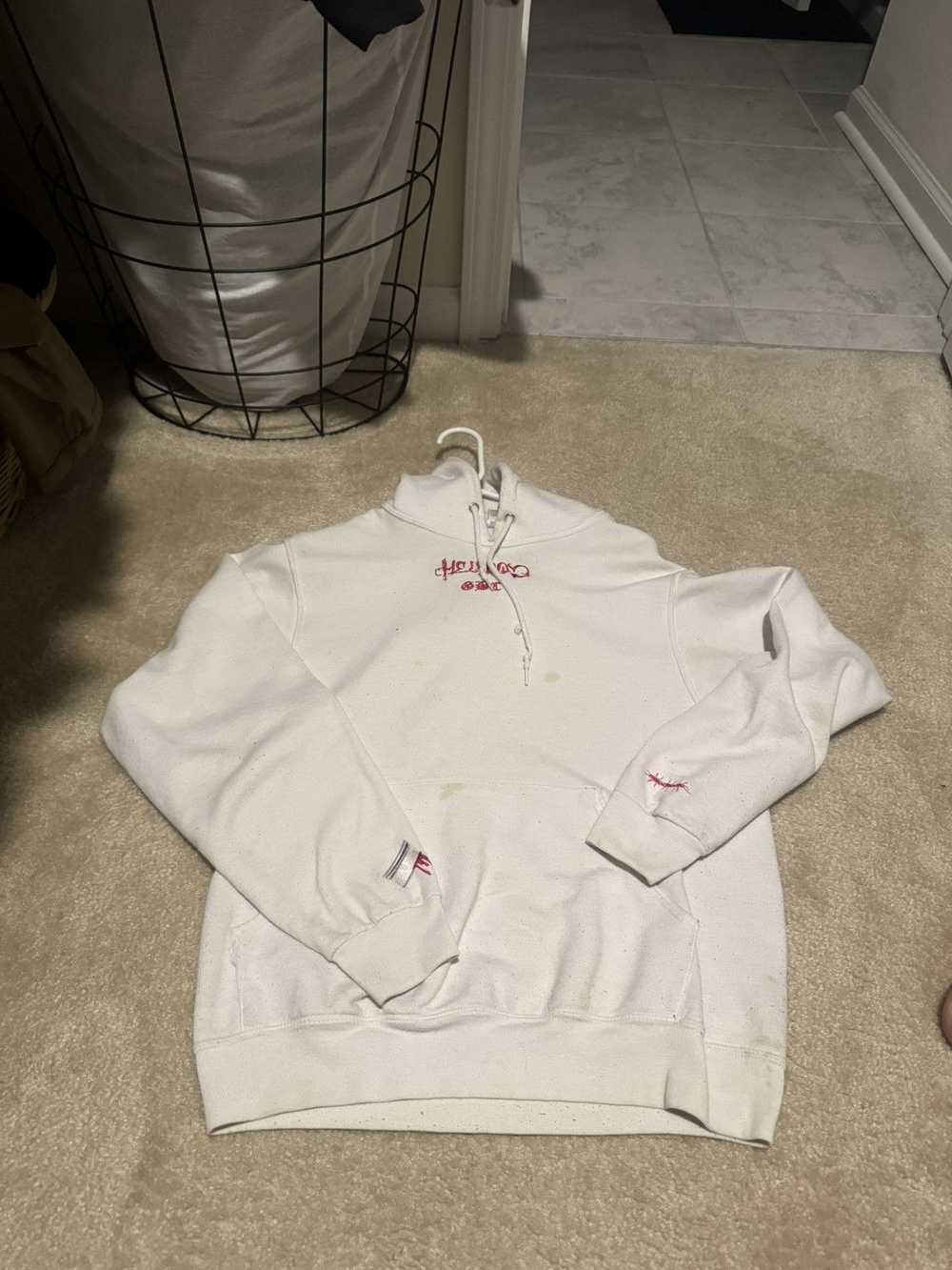 LIL PEEP 🔥 RARE 🔥 Lil Peep “GBC” White Hoodie W… - image 1