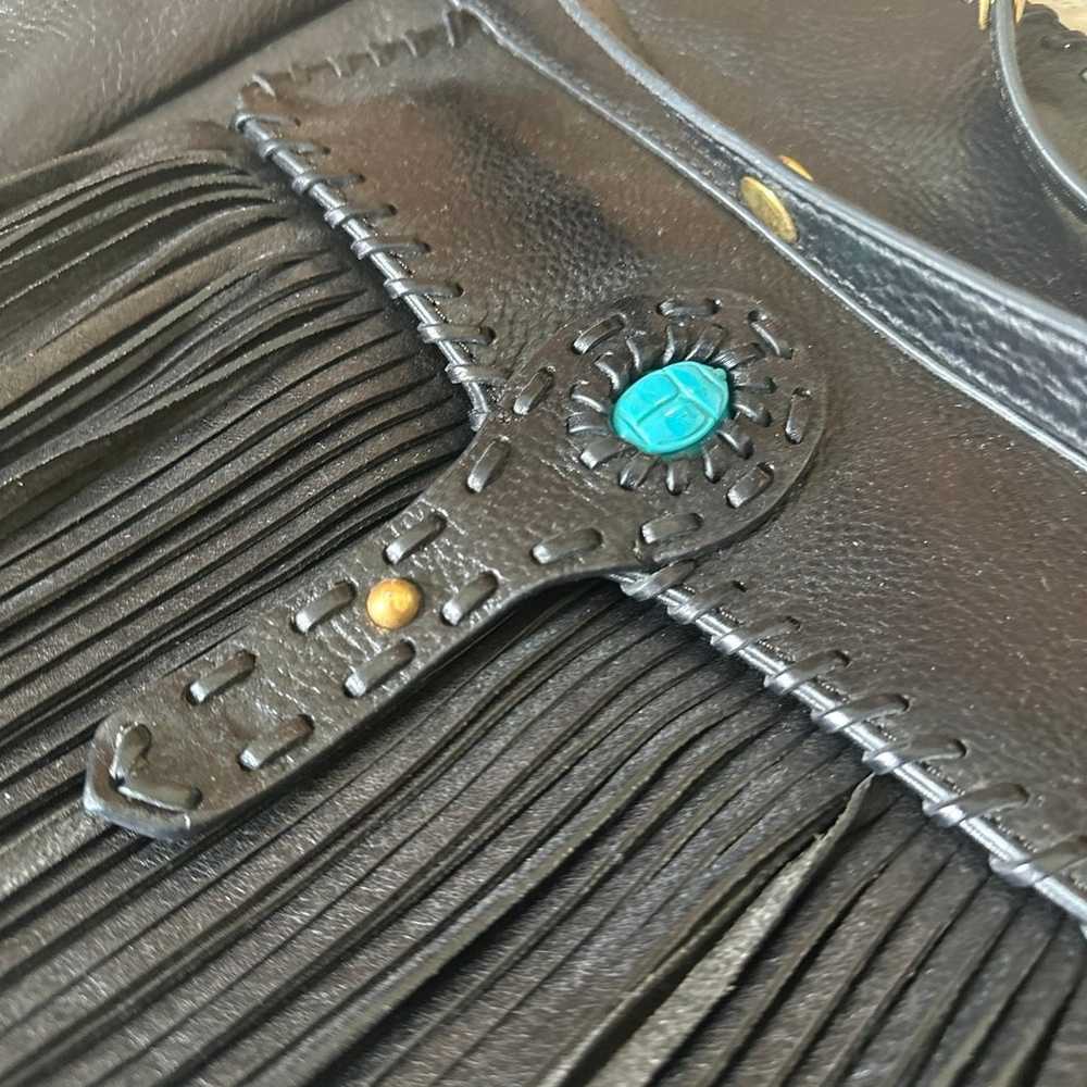 Rebecca Minkoff Leather Fringe Crossbody Bag - image 2