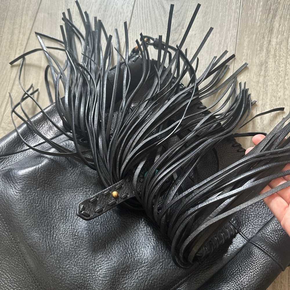 Rebecca Minkoff Leather Fringe Crossbody Bag - image 9