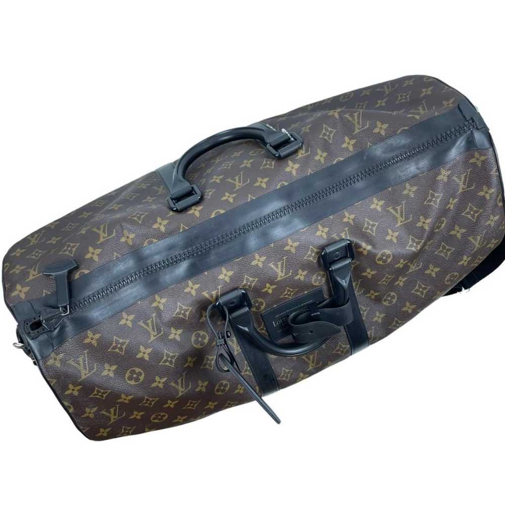 Louis Vuitton Keepall cloth travel bag - image 7