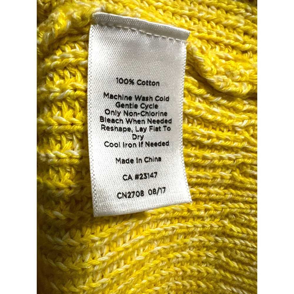 Talbots Talbots Yellow Cable Knit Sweater Sz Medi… - image 9