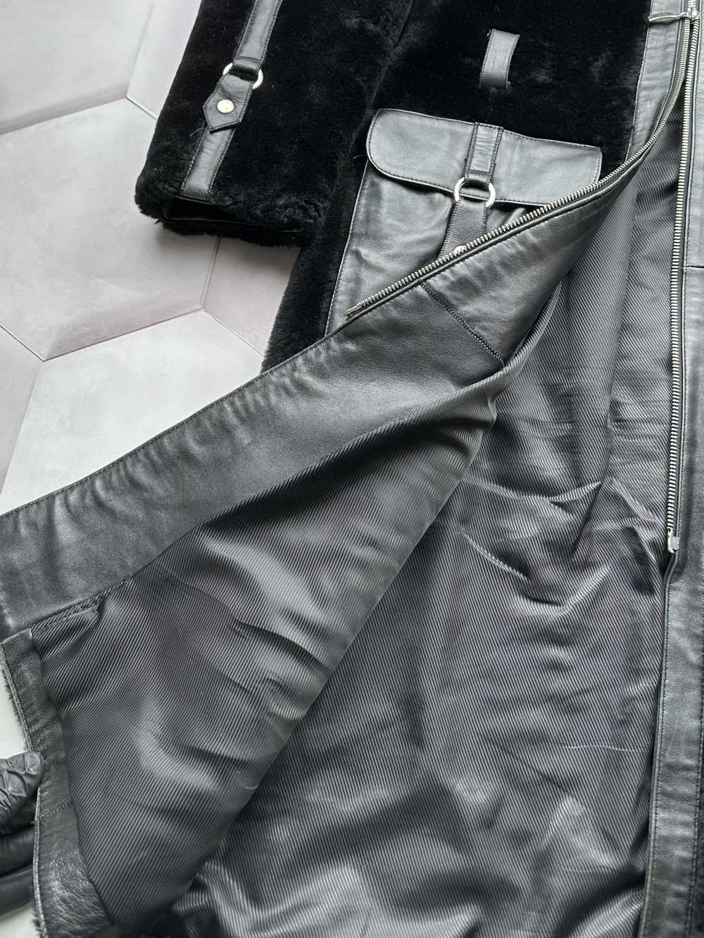 Genuine Leather × Leather Jacket × Sheepskin Coat… - image 7