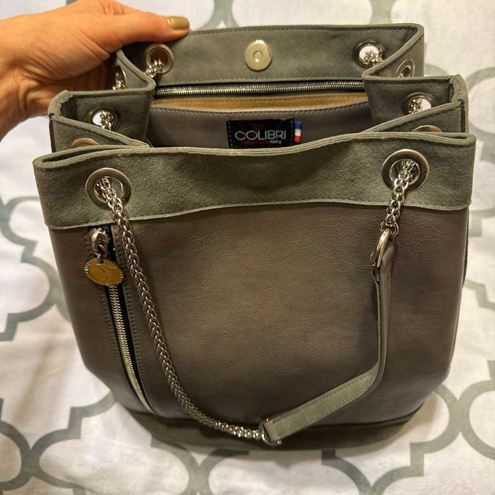 colibri vegan grey vesper bucket bag - image 4