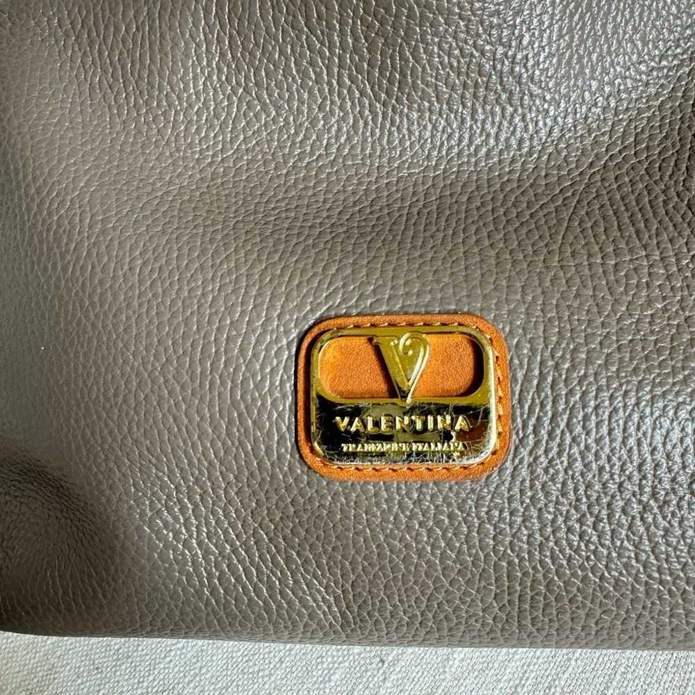 Valentina Genuine Pebbled Leather Shoulder Bag- OS - image 2