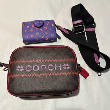 Coach Crossbody Bag & Wallet - image 1