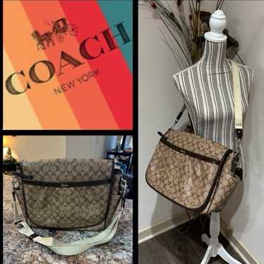 Coach Signature Messenger /Diaper Bag - image 1