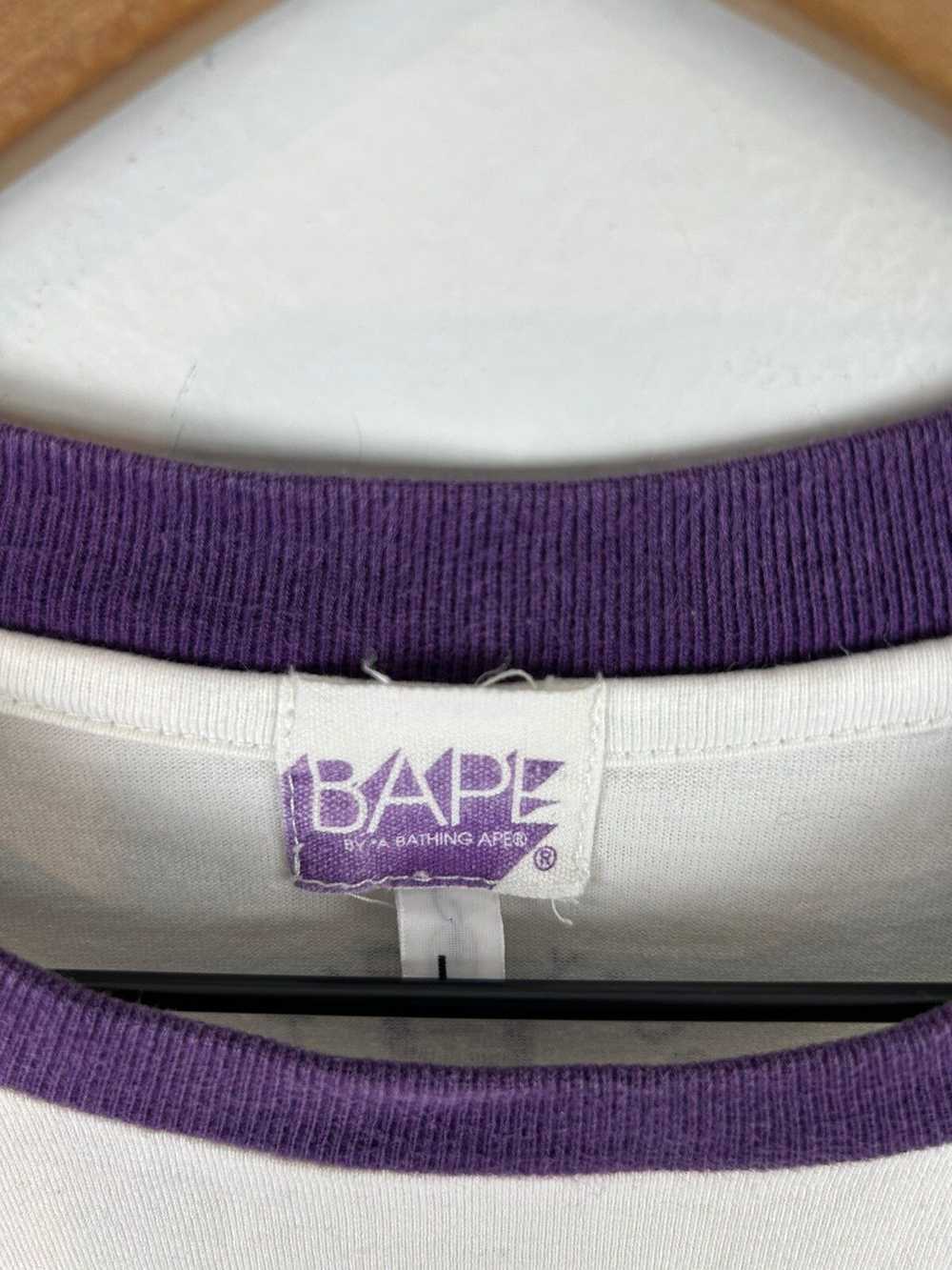Bape 2007 Bape Logo Print L/S T-Shirt - image 7