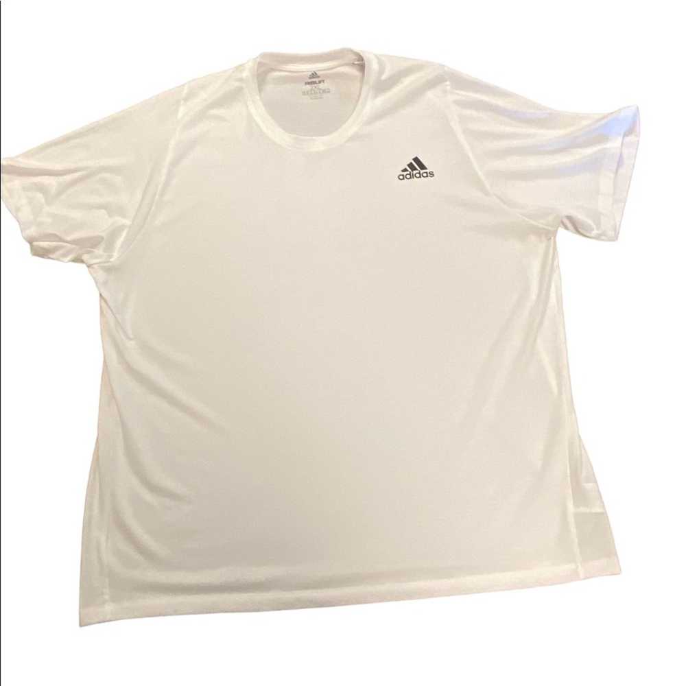 Adidas Adidas Mens 2XL White Short Sleeve Freelif… - image 1
