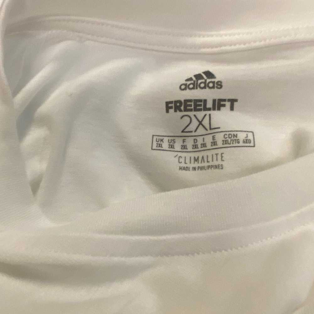Adidas Adidas Mens 2XL White Short Sleeve Freelif… - image 5