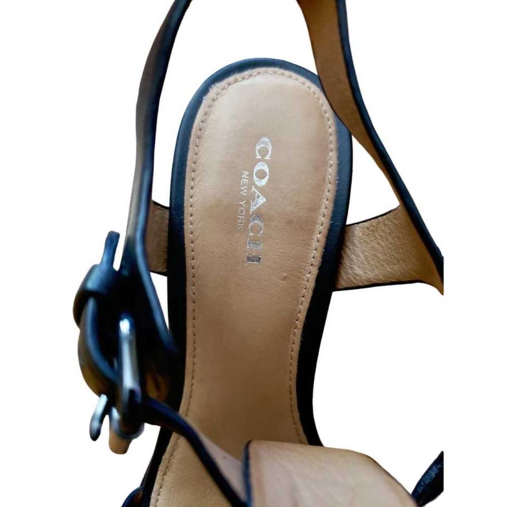 Coach Leather heels - image 9